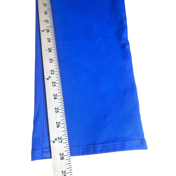 Talbots Womens Simply Flattering Collection Ankle Pants18W Blue Stretch Slim Fit - Picture 8 of 13